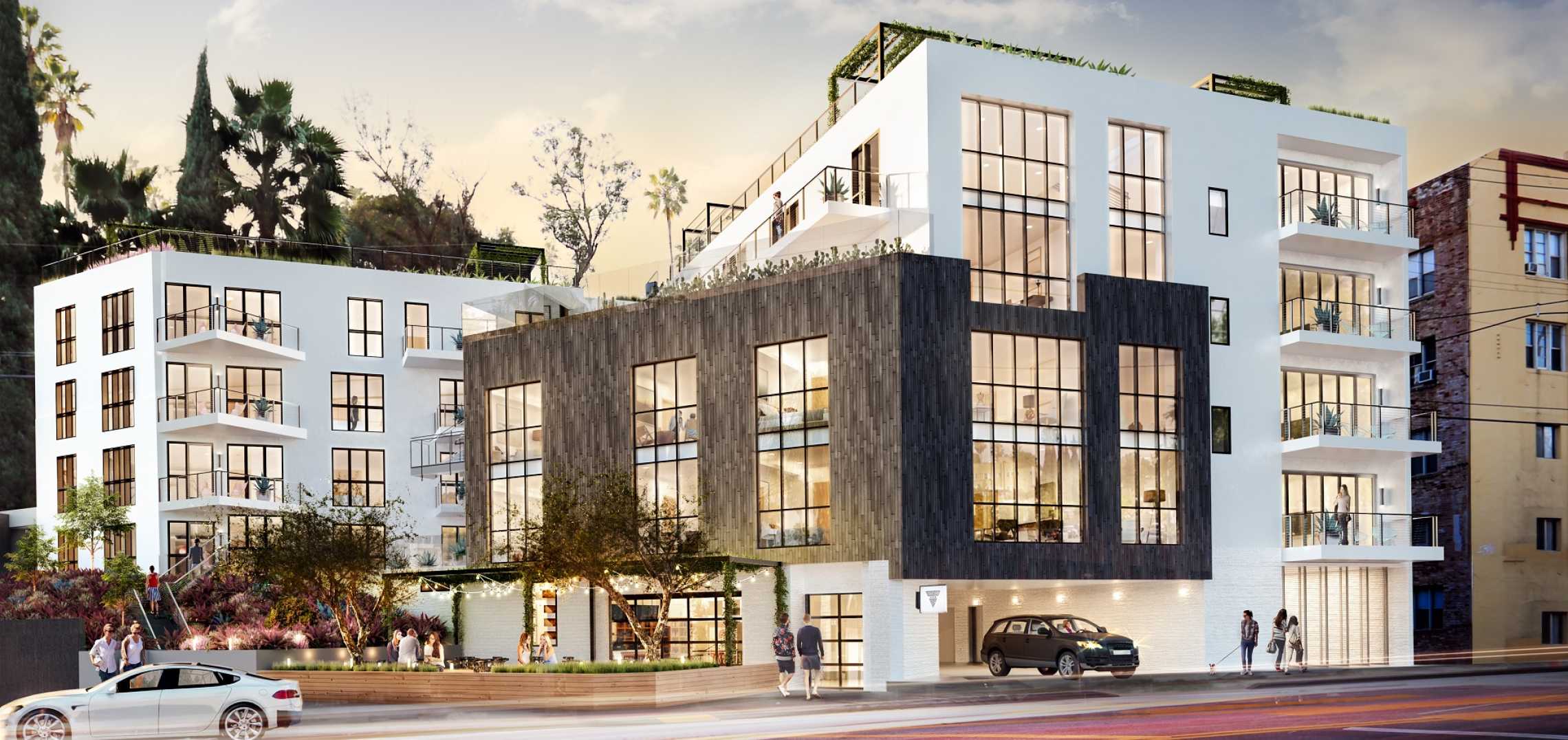 Rendering vs. Reality Vica Apartments in Silver Lake Urbanize LA